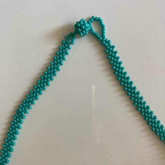 Turquoise Seed Bead Multilayer Necklace, NWOT - Picture 7 of 7